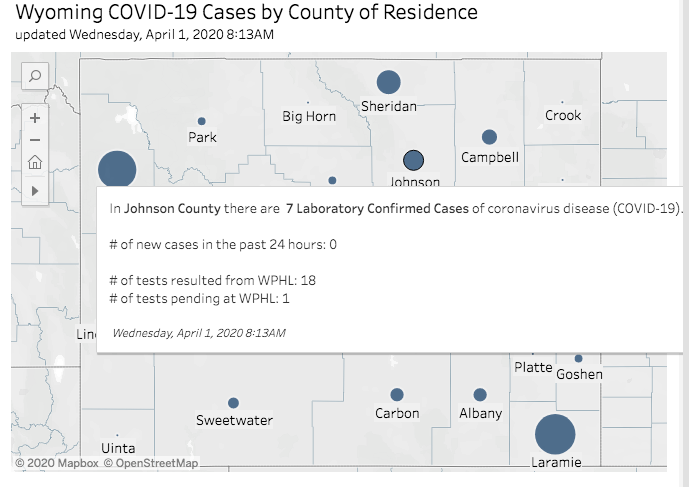 Coronavirus Cases April 1